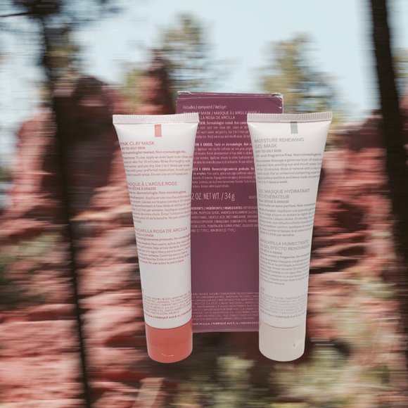 Masking Minis - Special Edition Set - Pink Clay & Moisture Renewing  Travel Size - Picture 4 of 4